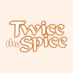 Twice The Spice Paisley logo.